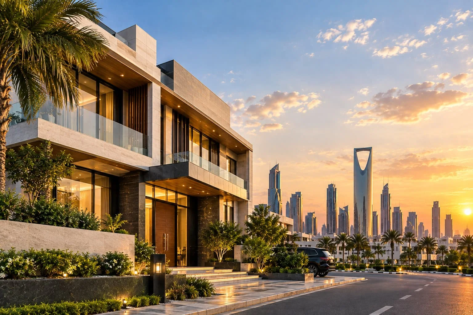 واجهة مبنى سكني حديث