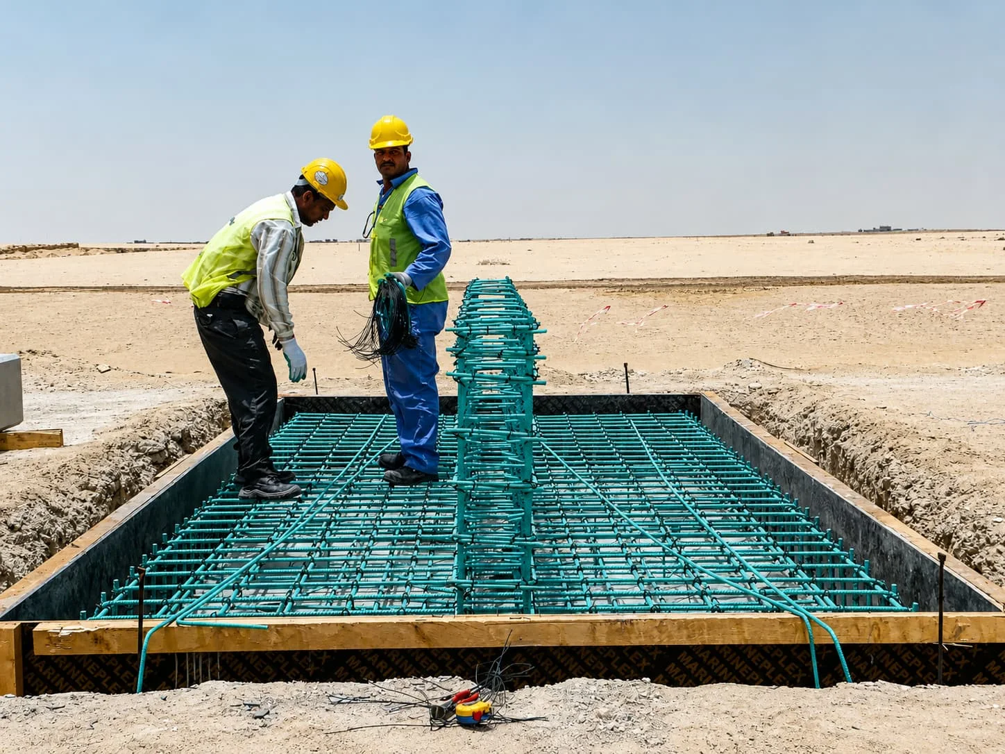 أعمال مشروع إنشاء خطوط غاز